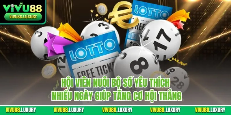 Hội viên nuôi bộ số yêu thích nhiều ngày giúp tăng cơ hội thắng